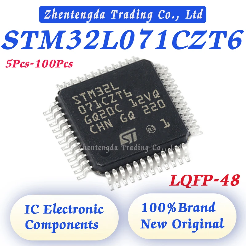 5-100 бр. Нов STM32L071CZT6 STM32L071CZ STM32L071C STM32L071 STM32L на Чип за MCU STM32 STM IC 48-LQFP . ' - ' . 0