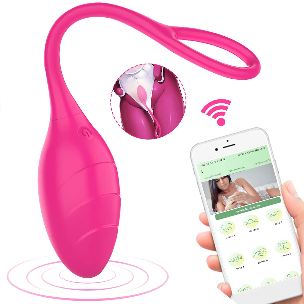 Bluetooth Жена Вибратор Секс-Играчка за Двойки Безжично приложение за Управление на Вибратор, Вибрираща Яйце G-точка Стимулатор на Клитора Вибратор за Жени . ' - ' . 0