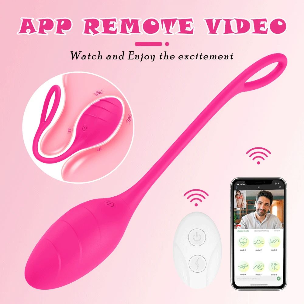 Bluetooth Жена Вибратор Секс-Играчка за Двойки Безжично приложение за Управление на Вибратор, Вибрираща Яйце G-точка Стимулатор на Клитора Вибратор за Жени . ' - ' . 3