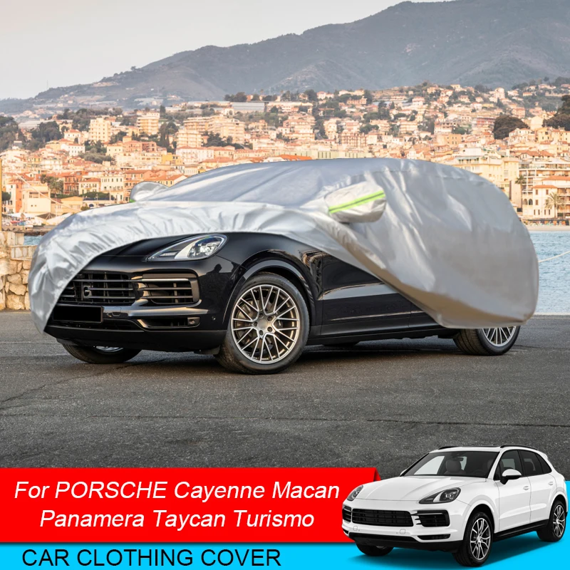 За Porsche Cayenne Coupe Macan Panamera Turismo Taycan Turismo Калъф За кола Дъжд Коледа Сняг на Прах Водоустойчив Анти-UV Калъф Аксесоари . ' - ' . 0