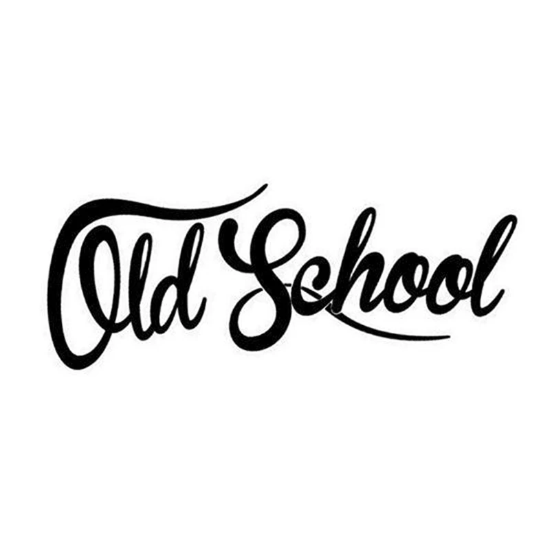 Забавни реколта етикети старата школа KK Oldstyle, покриващи драскотини, стикер за автомобил, PVC, 18 см X 9 см . ' - ' . 4