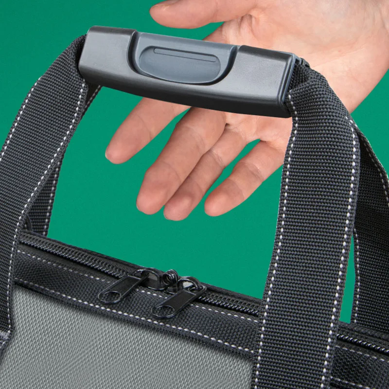 Чанта за инструменти богат на функции преносим износоустойчиви водоустойчива чанта с голям капацитет, чанта за съхранение, работна чанта, чанта за дограма работа . ' - ' . 4