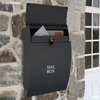 Пощенска кутия Външна дъждовна вратата на Вилата външна дъждовна стена пощенска кутия голям домакински творчески пощенска кутия за вестници и списания