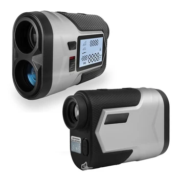 Лазерен далекомер за голф с наклон, скорост, ловен замък игрища на открито, вибриращи далекомер, знак за заключване, вибриращи далекомер