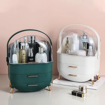Кутия за съхранение на козметика козметични кутия за съхранение на водоустойчив и прахоустойчив, баня мода красота и грижа за кожата