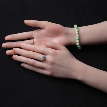 Силиконовата модел ръце, женски манекен, ръчно практика дизайн на ноктите, реалистичен маникюр, обучение фотография, бижутериен дисплей TGDW05