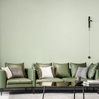 Тапети в модерен скандинавски минималистичном стил, обикновена, спално бельо, светло зелено, в корейски стил Ins, тапети за хол, спалня, хотела, аксесоари за дома
