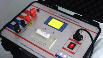 Цифров микроомметр с ниско съпротивление, тестер за контакт на повърхността на автоматичен прекъсвач