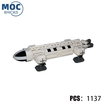 Колекция от модели на космически кораби от серията MOC Space War, строителни блокове, тухли, за сглобяване 