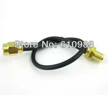 (5 бр./лот) търговия на Едро с кабел SMA SMA женски към SMA штекерному конектора за кабел с косичкой RG174 20 м
