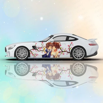 Аниме Clannad, стикери за купето на автомобила с аниме момиче аниме Иташа, vinyl стикер на рамо автомобил, автомобили, стикер, филм за автомобилния декор