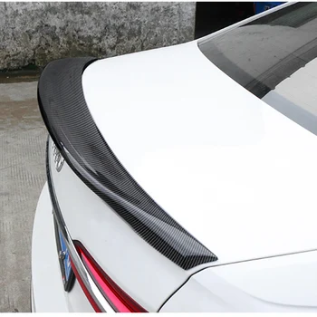 Заден спойлер на багажника от карбон за Audi A6 C8 2019 2020, 3 стил, на перваза на задния багажник, спойлер на крило, перваз за багажника