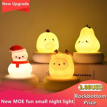 LED Детски USB лека нощ Дистанционно управление Нощна Лампа на Дистанционното Управление за Детето Декор Спални Нощна Лампа Коледен Подарък