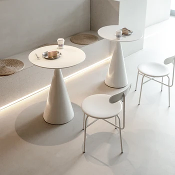 Холни маси за трапезария с кръгла форма, низами, луксозни и модерни масички в минималистичен стил, мебели за хотели Traje De Sala De Estar