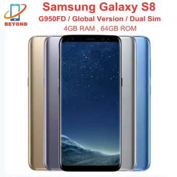 Samsung Galaxy S8 Duos G950FD Две Сим карти 4 GB оперативна памет, 64 GB ROM Глобалната Версия на NFC 6,2 