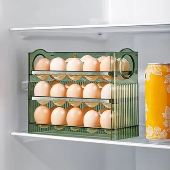 Кутия за съхранение на яйца, органайзер за хладилник, съдове за хранене, калъф за съхранение на яйца, държач за тава, диспенсер, кухненски кутии за съхранение